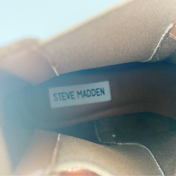 STEVE MADDEN Leopold Brown Suede Classic Chelsea Ankle Boots NEW - Picture 7 of 9